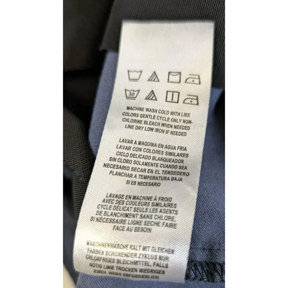 Avenue Womens Plus Size Super Stretch Trousers Ankle Pants Blue US SZ30 PETITE